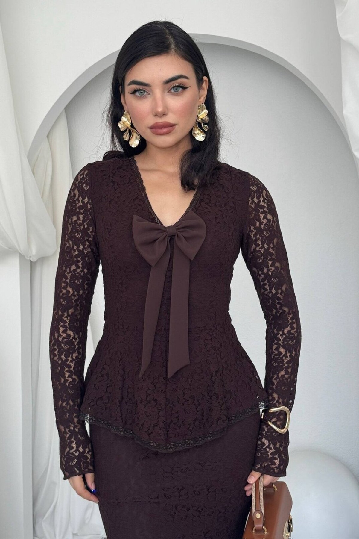 Kerna Bow-Detail Dress