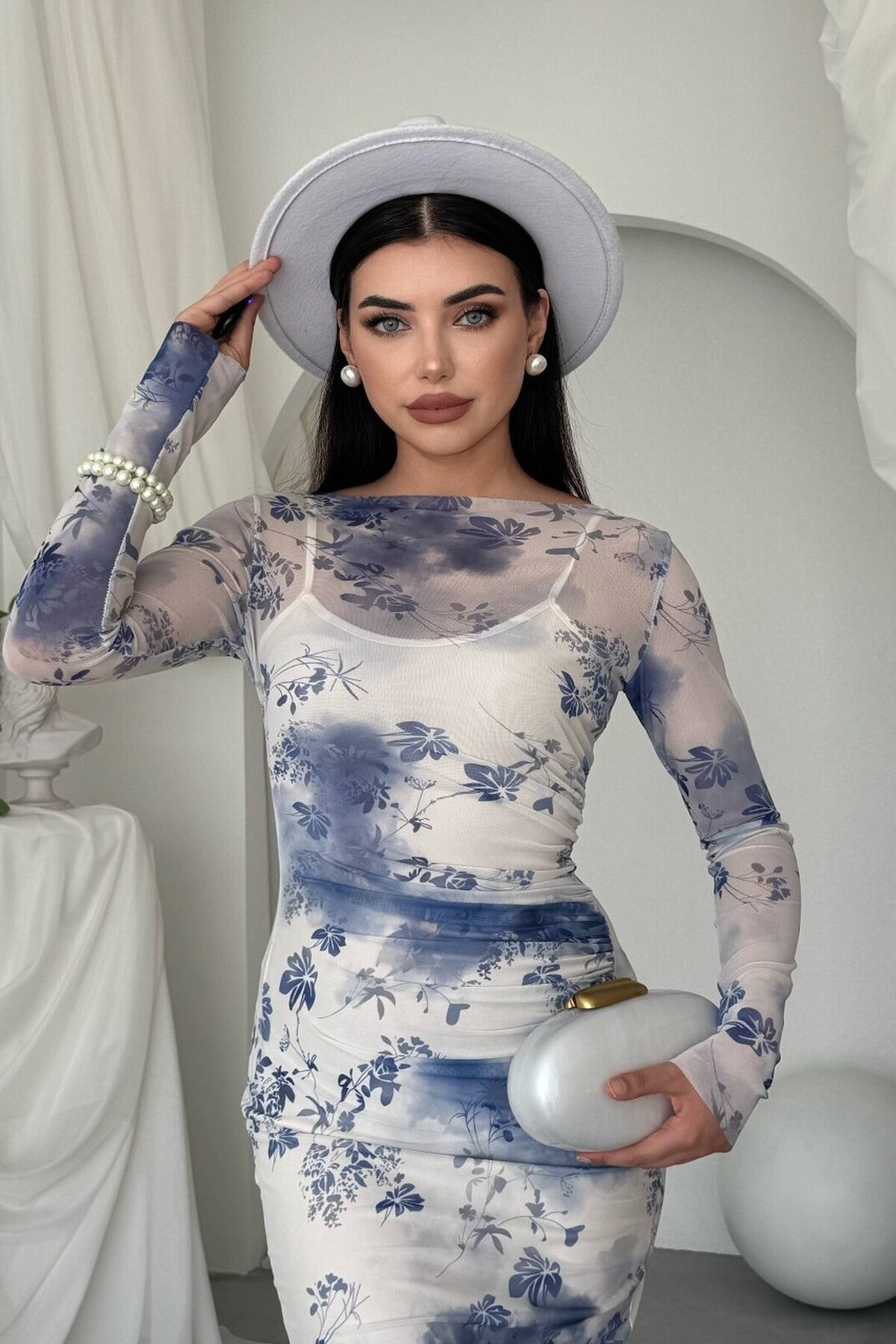Rim Midi Elbise
