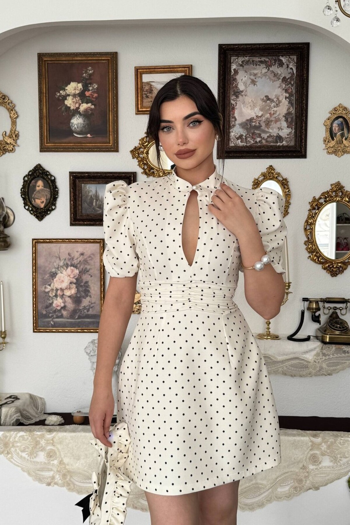 Yues Cut Out Detail Dress