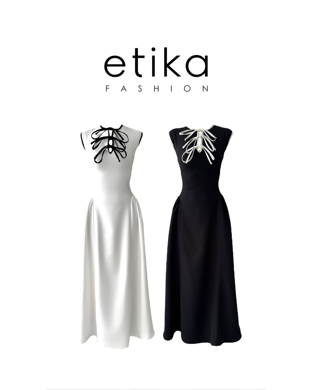 Eros Fiyonk Detaylı Elbise