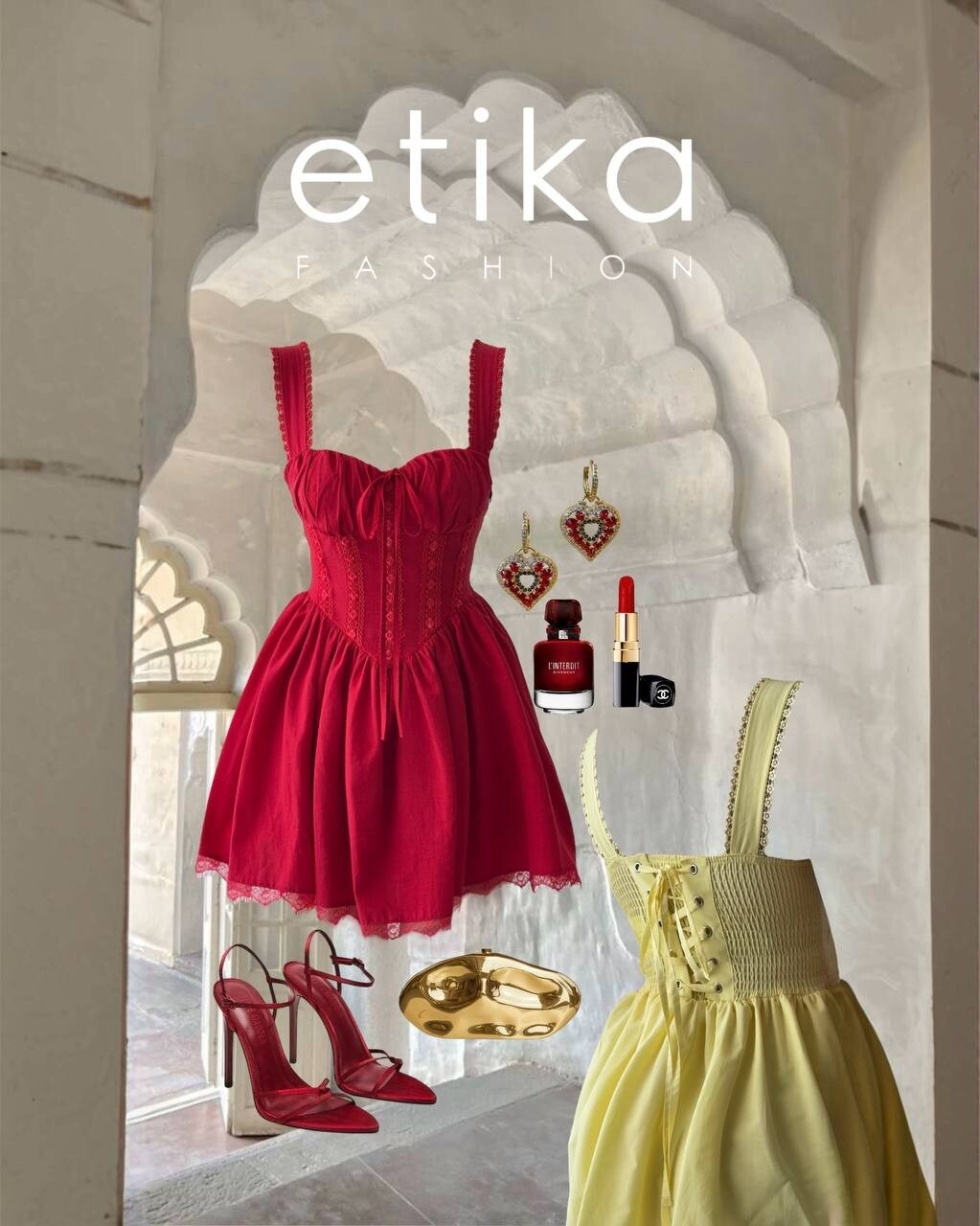 Lille Tie Back Dress