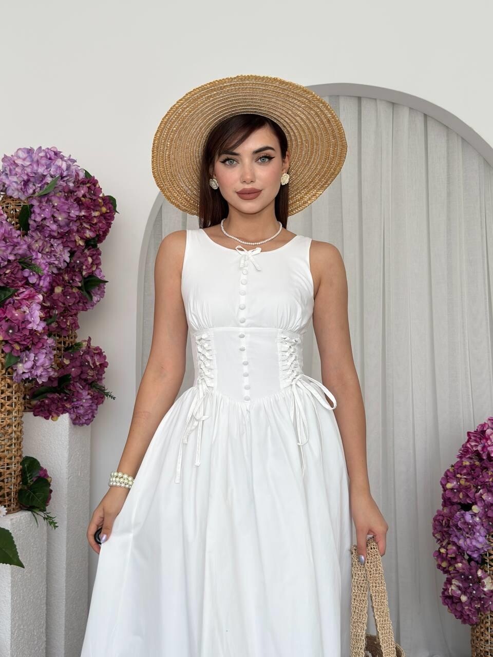 Lulo Lace Detailed Dress
