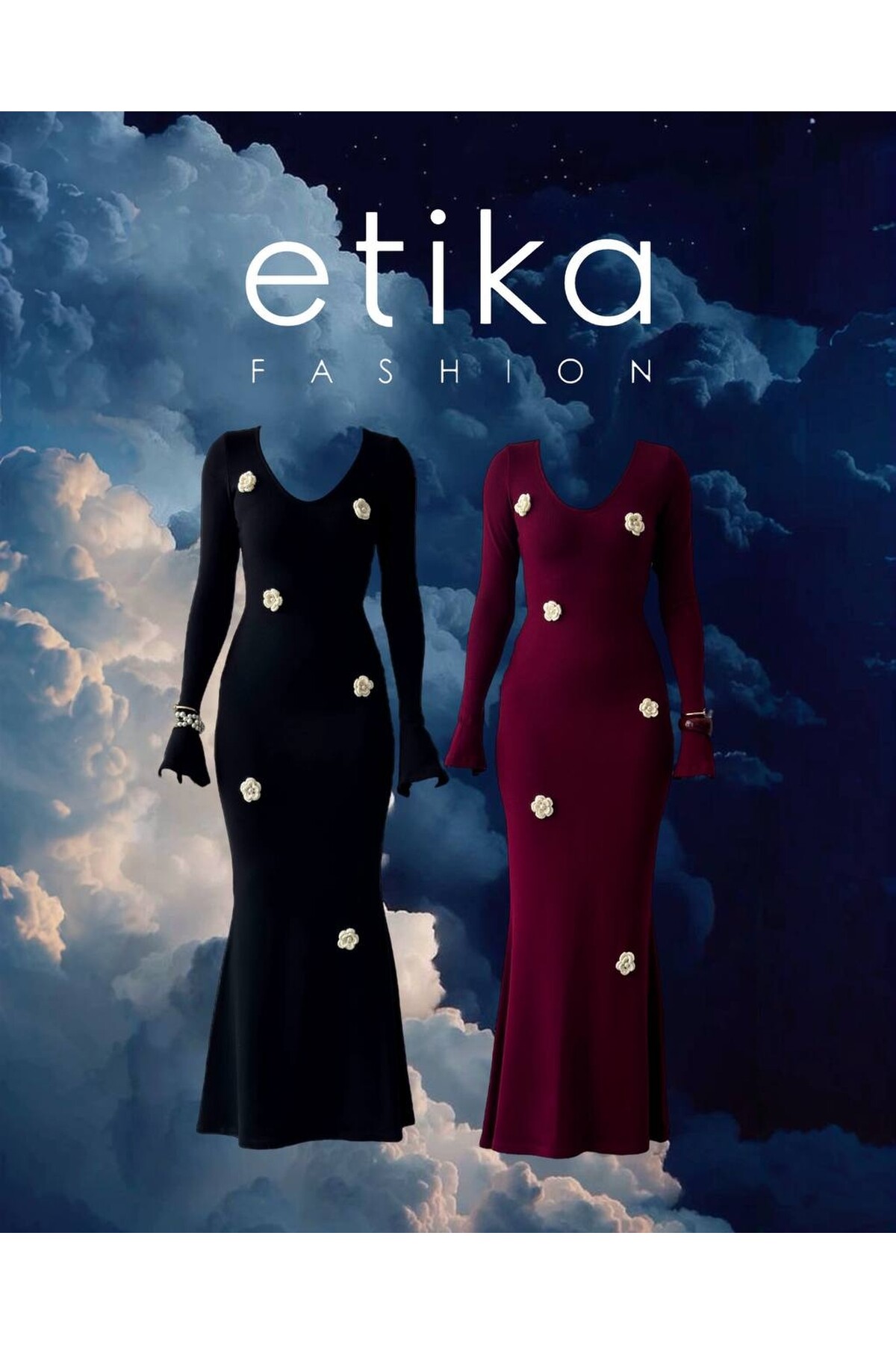 Major Flower Detailed Dress