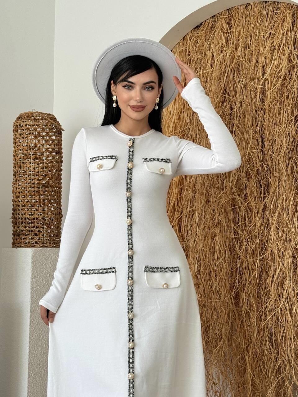 Orla Button Detailed Dress