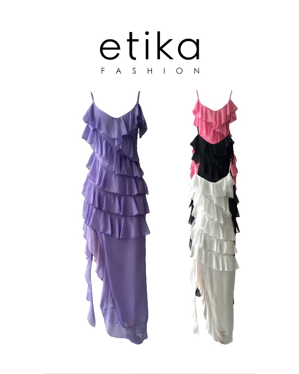 Ples Slit Detailed Dress