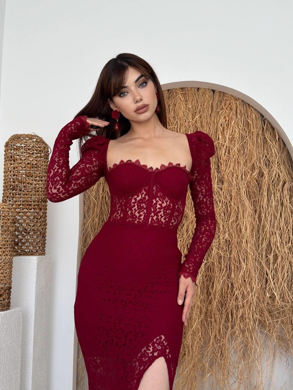 Siena Slit Detailed Dress