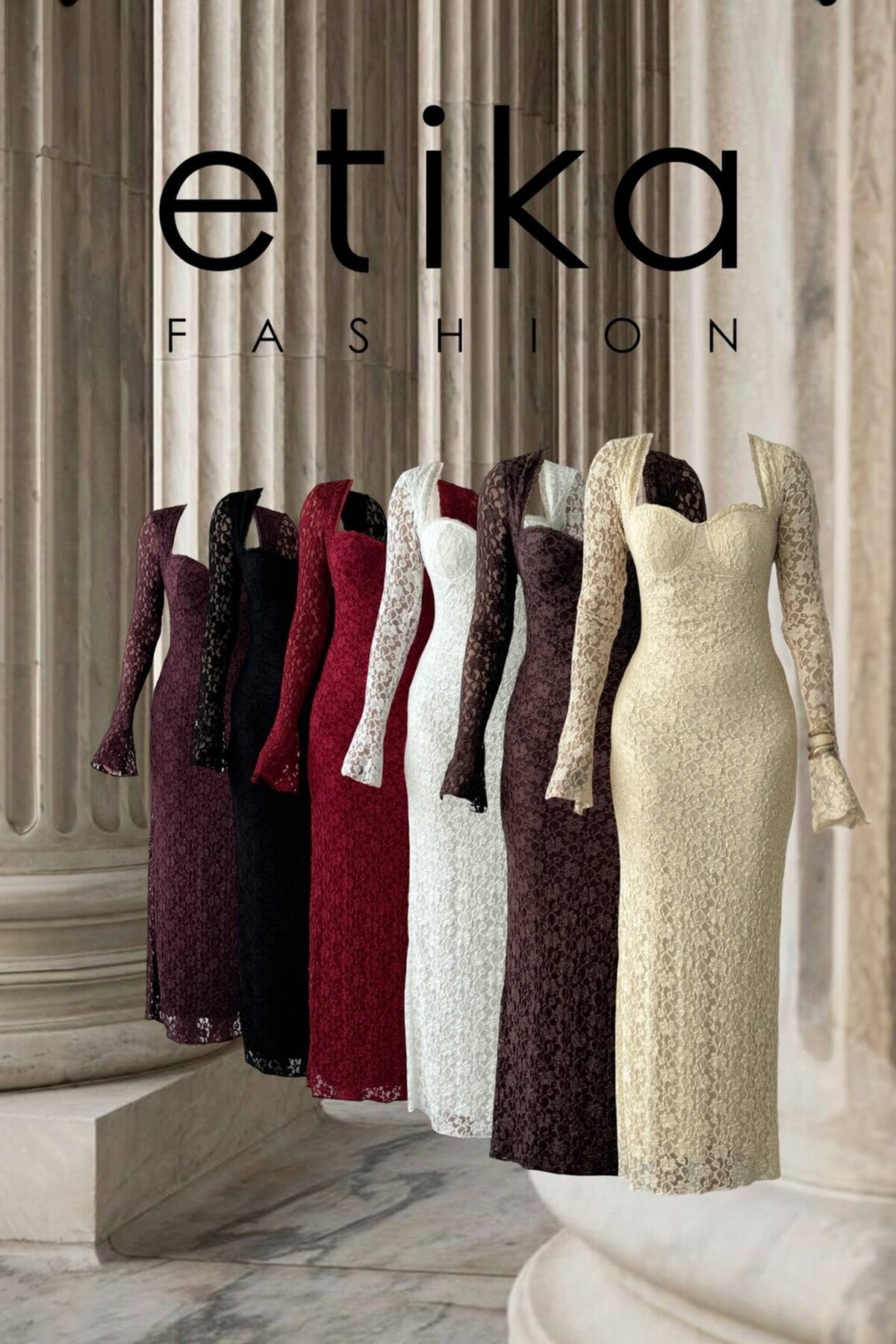 Jelon Midi Elbise