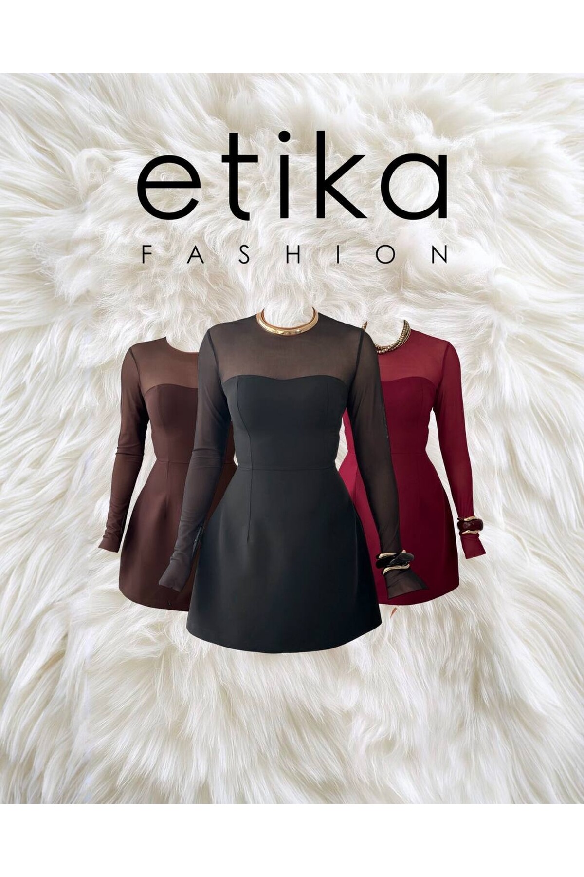 Nessa Transparan Elbise