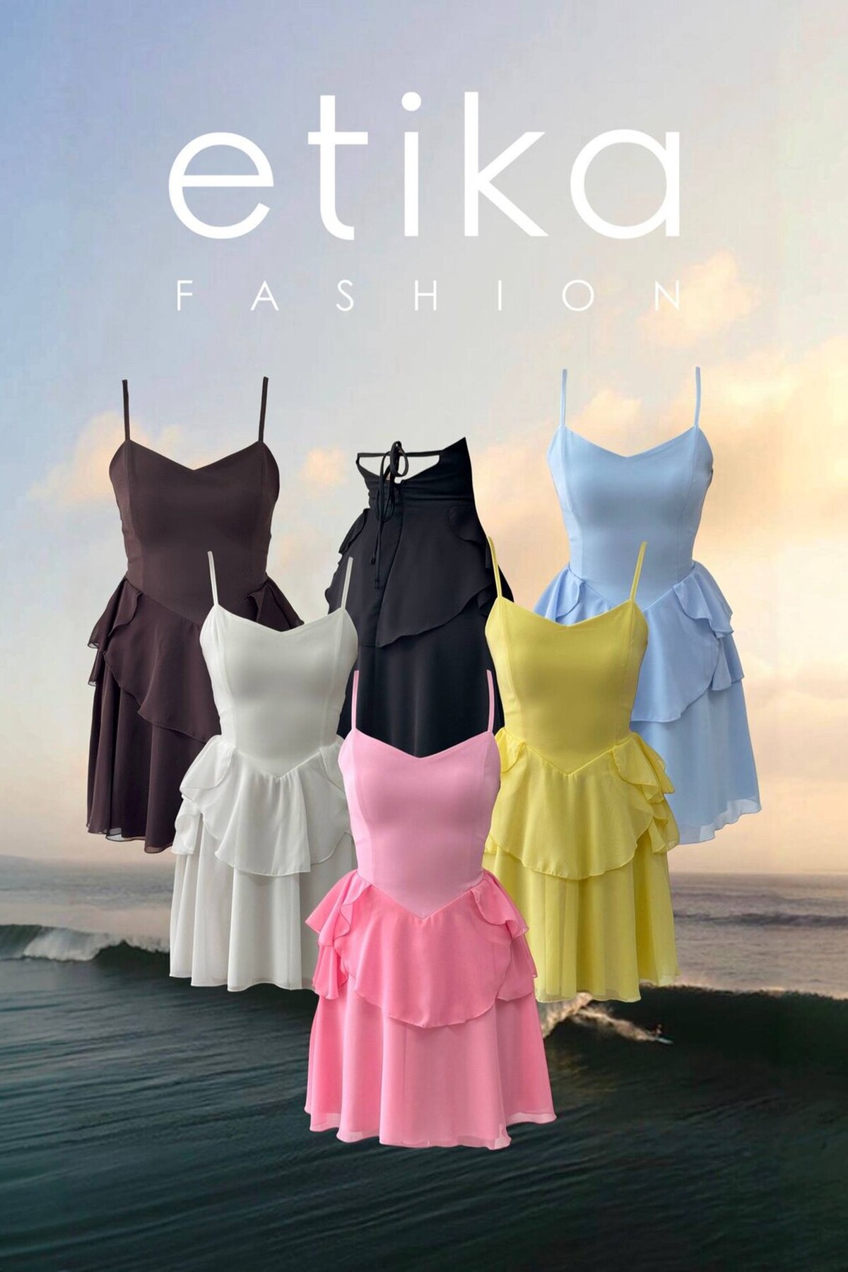 Panl İp Askılı Elbise