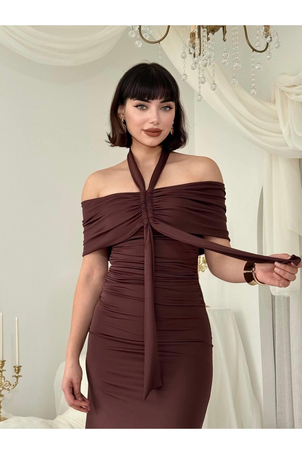 Selen Straplez Elbise