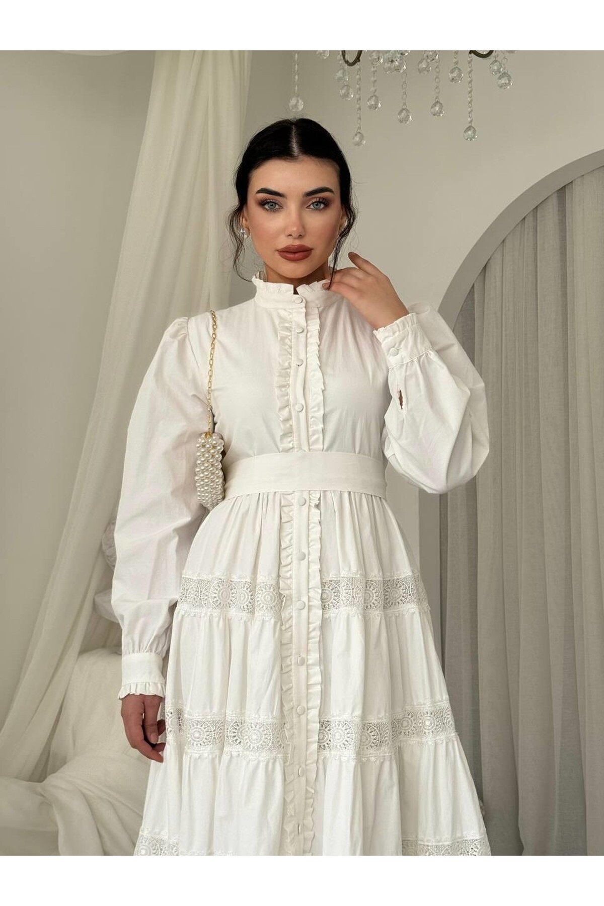 Verno Kemer Detaylı Elbise