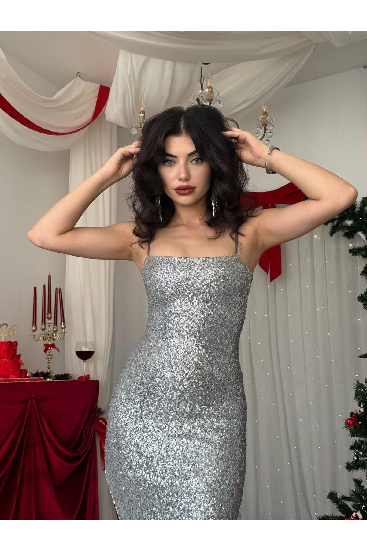 Woxo Rope Strap Dress