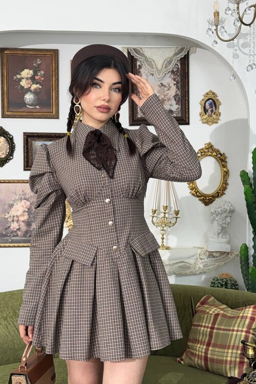 Burne Mini Elbise