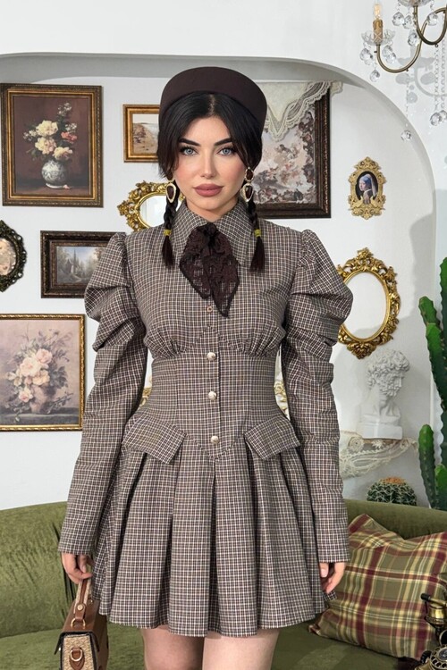 Burne Mini Elbise