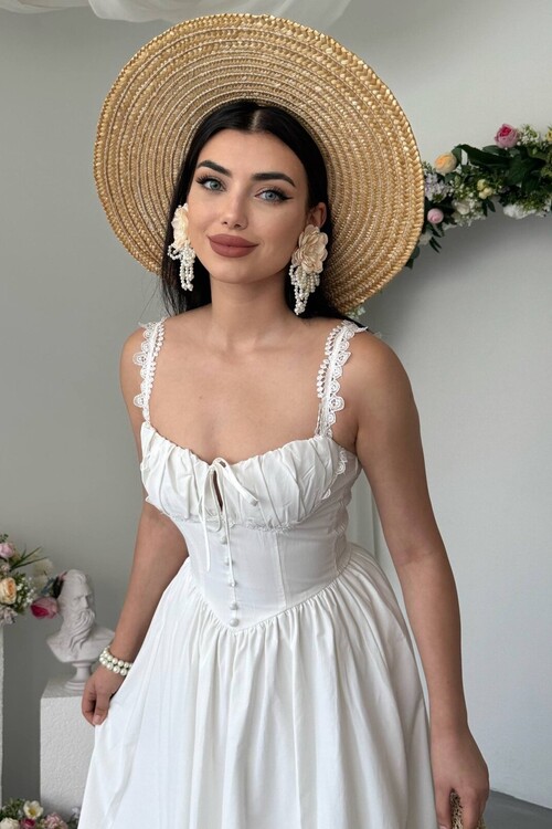 Ceck Midi Elbise