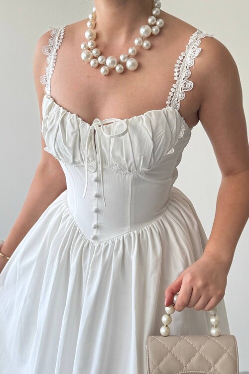 Ceck Midi Elbise