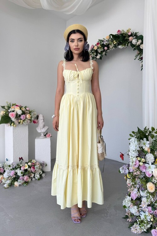Ceck Midi Elbise