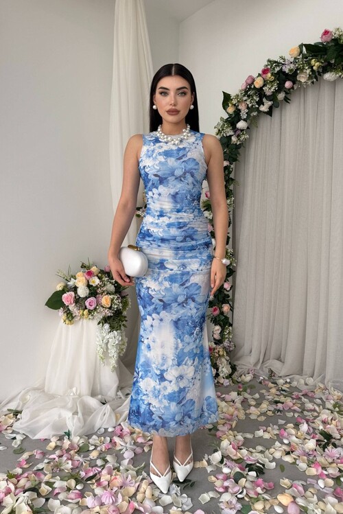 Cera Büzgülü Elbise