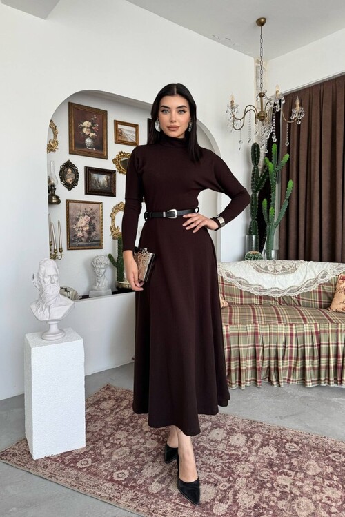 Dina Kemer Detaylı Elbise