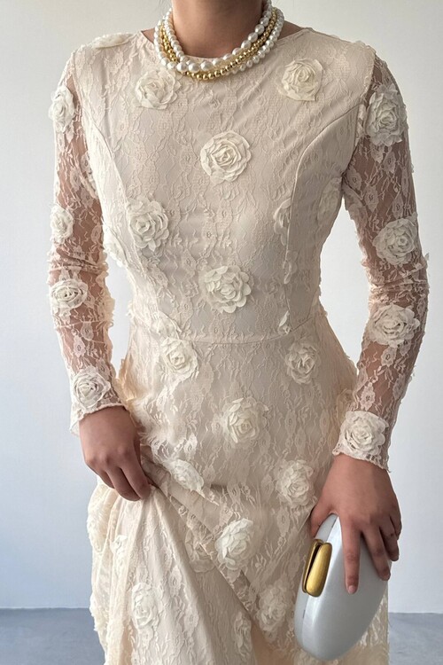 Gernu Floral-Detail Dress
