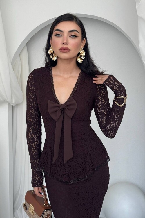 Kerna Bow-Detail Dress