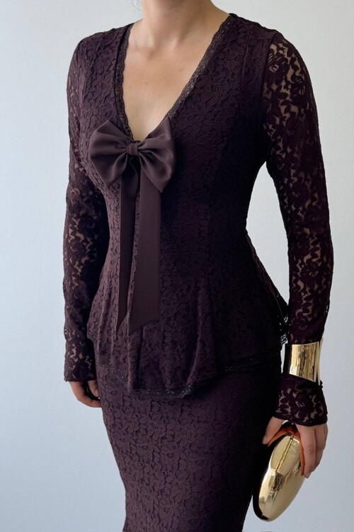 Kerna Bow-Detail Dress
