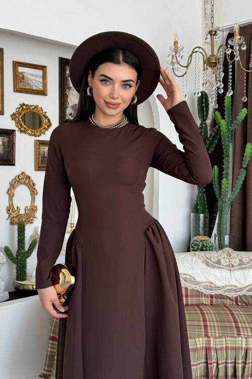 Loks Midi Elbise