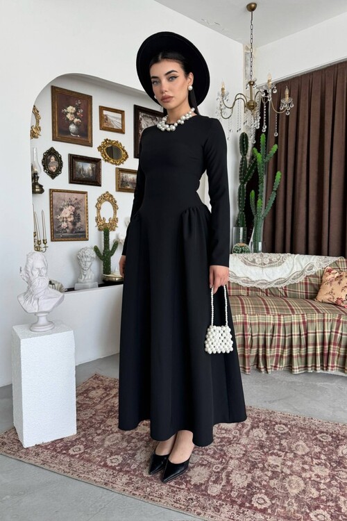 Loks Midi Elbise
