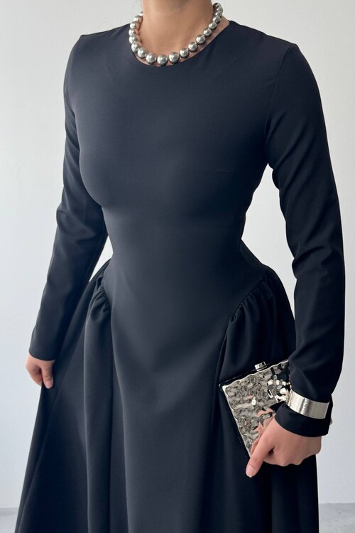 Loks Midi Elbise