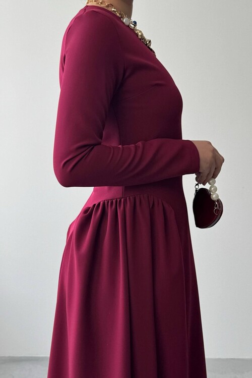 Loks Midi Elbise