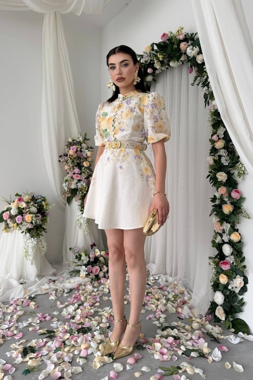 Pana Kemer Detaylı Elbise