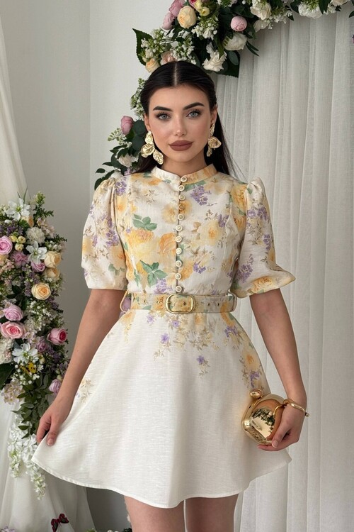 Pana Kemer Detaylı Elbise