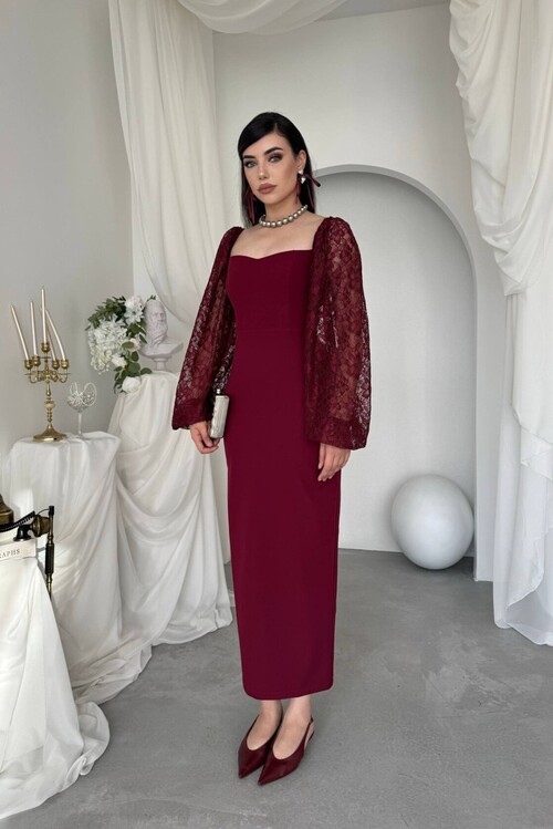 Yames Midi Elbise