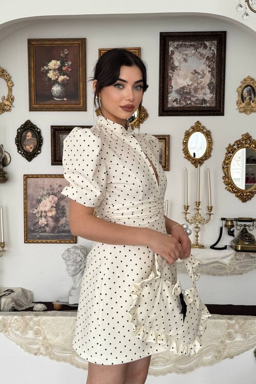 Yues Cut Out Detaylı Elbise