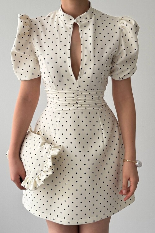 Yues Cut Out Detaylı Elbise