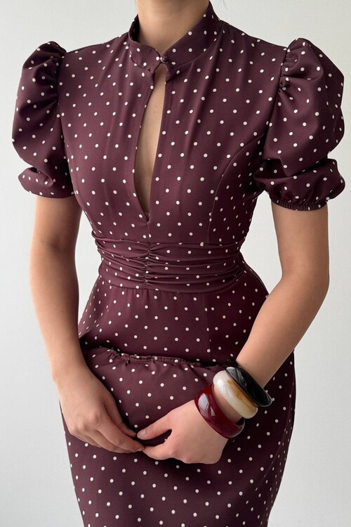 Yues Cut Out Detaylı Elbise