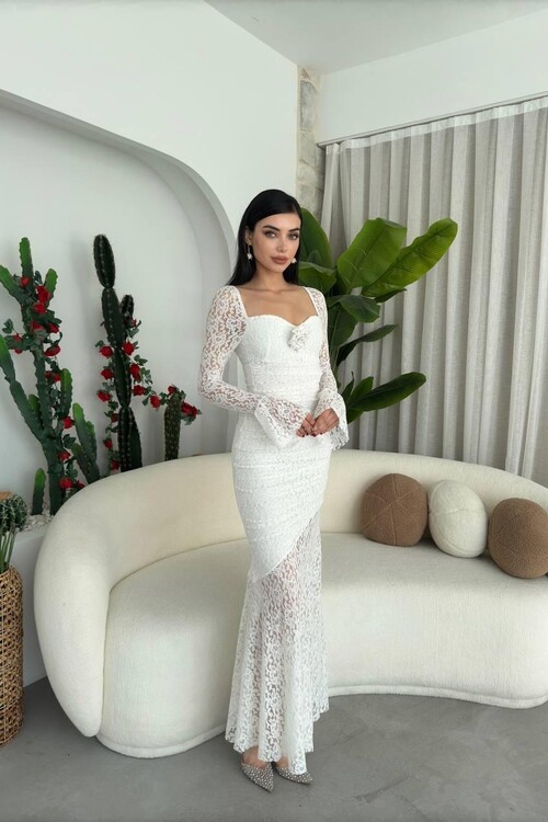 Joha Rose Detailed Dress