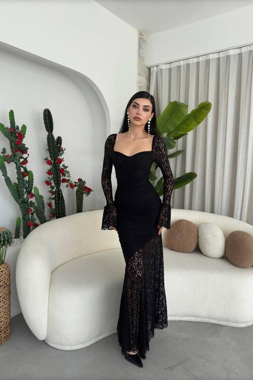 Joha Rose Detailed Dress