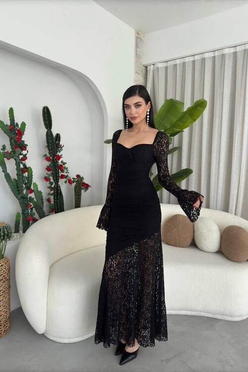 Joha Rose Detailed Dress