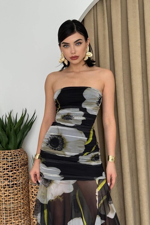 Lottie Strapless Dress