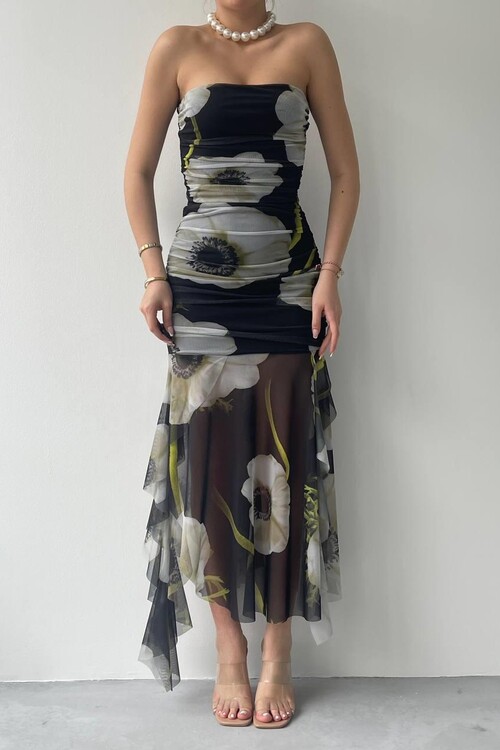 Lottie Strapless Dress