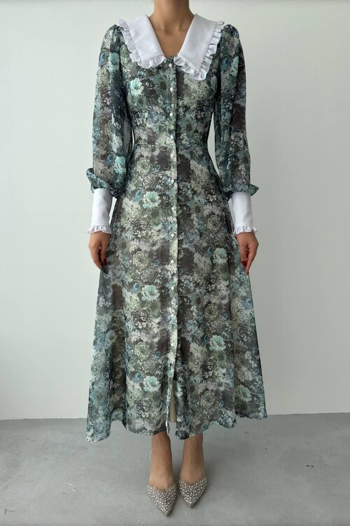 Lubom Peter Pan Collar Dress