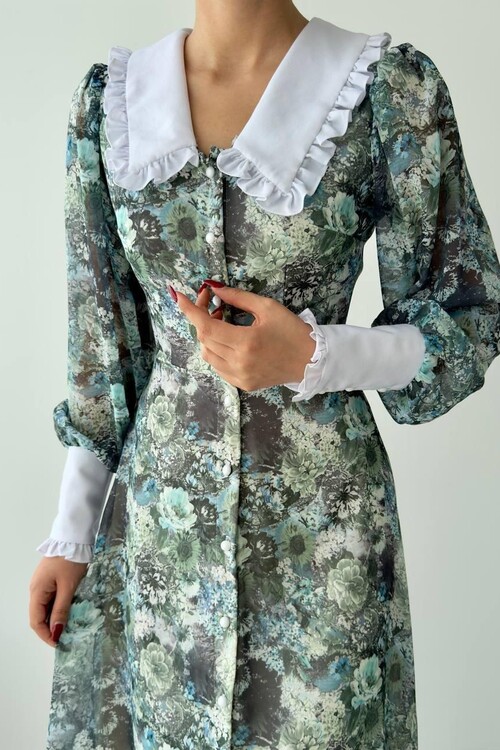 Lubom Peter Pan Collar Dress