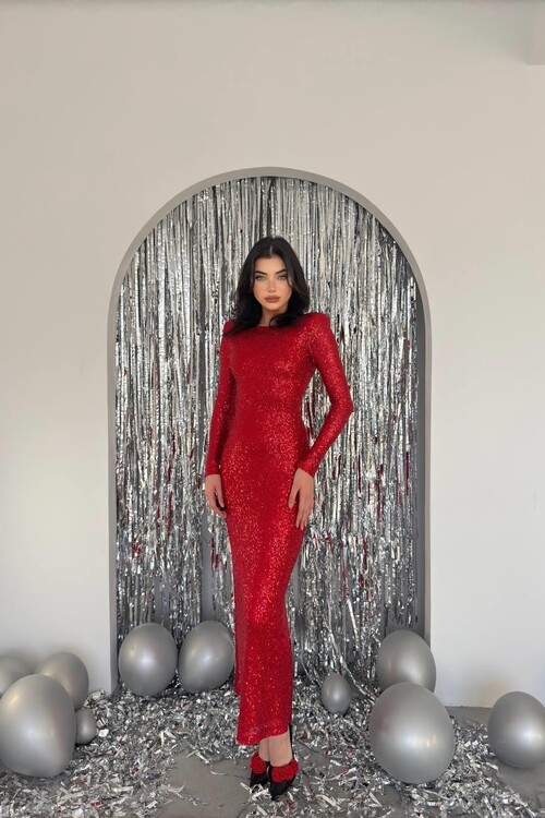 Luke Sequin Sequin Dress