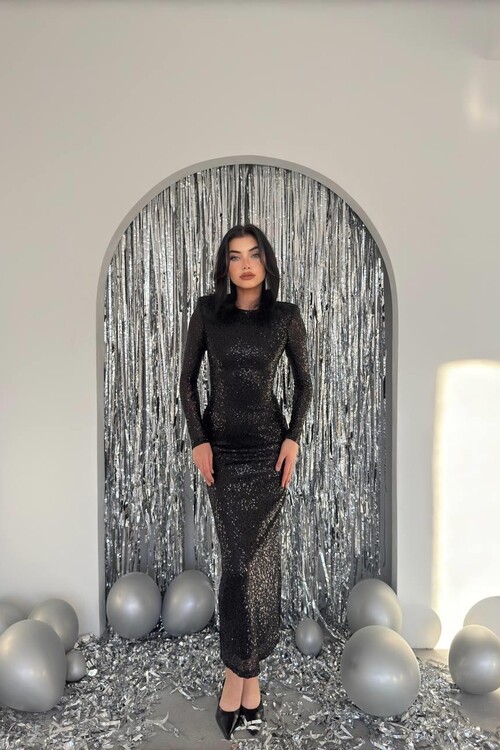 Luke Sequin Sequin Dress