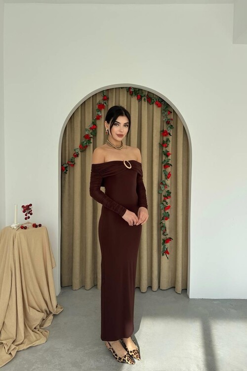 Maca Strapless Dress