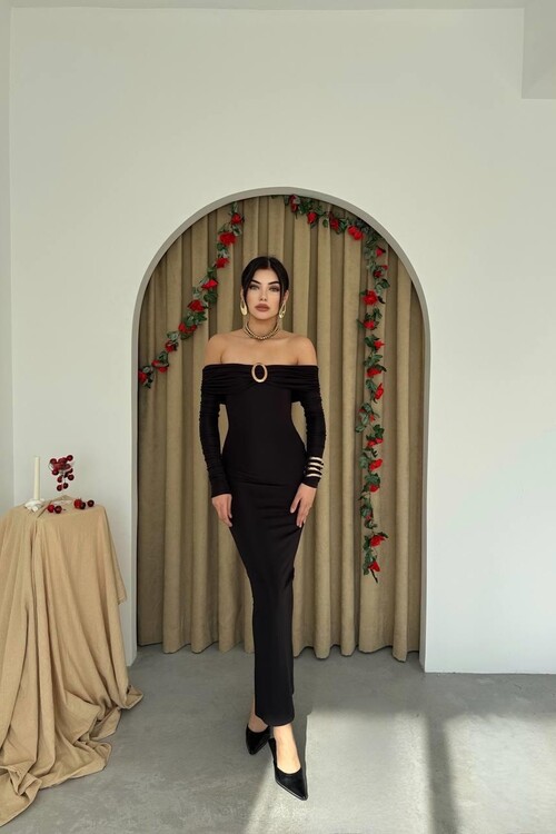 Maca Strapless Dress