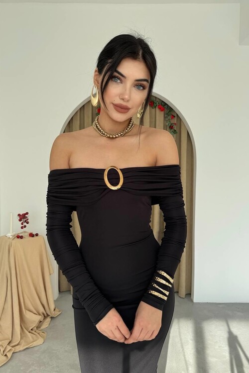 Maca Strapless Dress