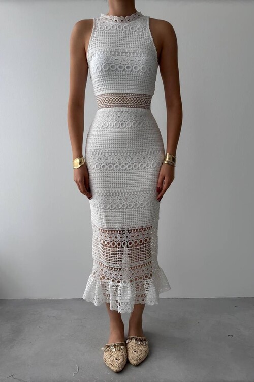 Mesinya Midi Boy Elbise