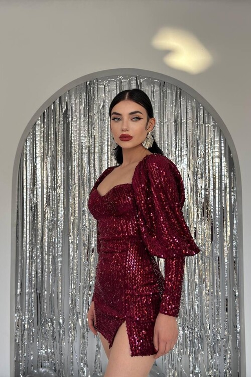 Nico Sequin Sequin Dress